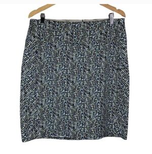 J. Jill Wearever Collection Pencil Skirt Smooth Fit Multicolor Women's L